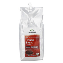 Swanson, Biologische House Blend Koffie, Gezaaid, Medium Roast, 1 pond (454 g)