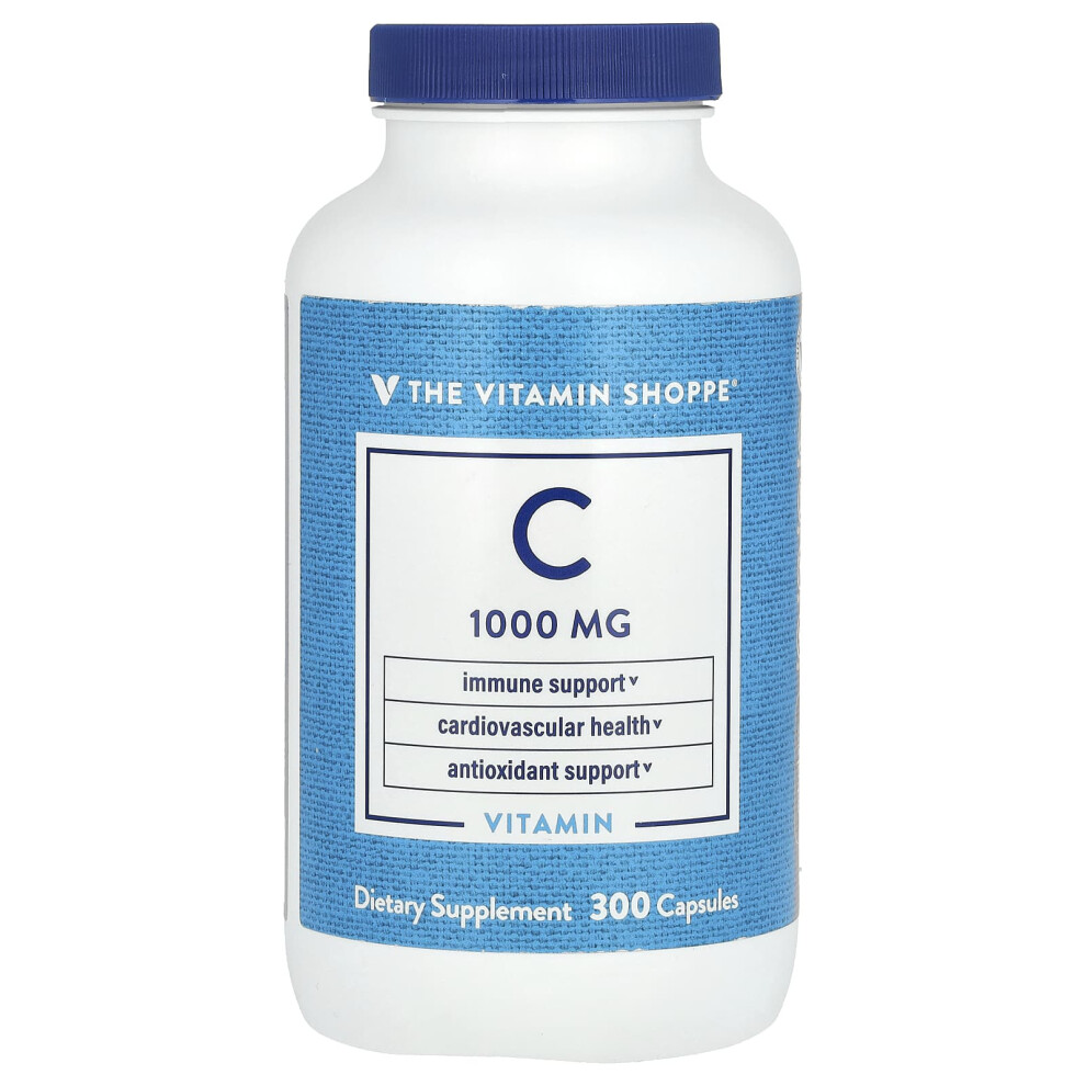 The Vitamin Shoppe , Vitamin C, 1,000 Mg, 300 Capsules