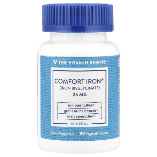 The Vitamin Shoppe, Εύκολος Ιρόν, 25 mg , 90 Φυτικά Καψούλια