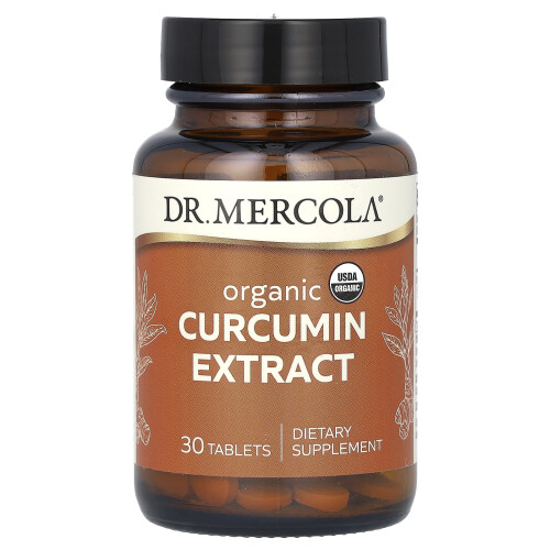 Dr. Mercola, Biologische Curcumin Extract, 30 tabletten