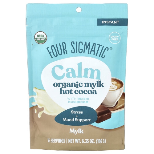 Four Sigmatic, Καλμός, Οργανική Μύλκα Ζεστό Καραμέλ με Ρησίνιο Μύκητα, 6,35 oz (180 g)