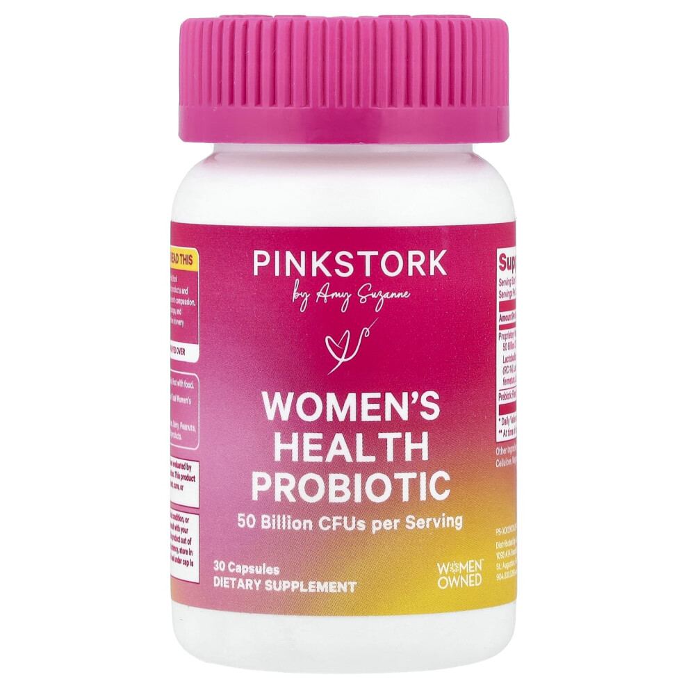 Photos - Vitamins & Minerals Pink Stork, Women's Health Probiotic, 30 Capsules