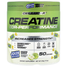 C4 / Cellucor, COR-Performance Kreatin, Jolly Rancher, Zöld alma, 11,1 oz (316 g)