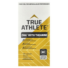 True Athlete, ZMA Cu Teanina, 180 Capsule