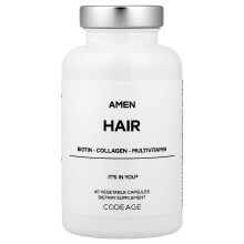 Codeage, Amen Hair, 60 Vegetariske Kapsler