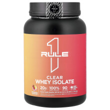 Rule One Proteins, Clear Isolate, Strawberry Lemonade, 1,52 lb (689 g)