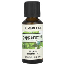 Dr. Mercola, Óleo Essencial Orgânico, Peppermint , 1 fl oz ( 30 ml)