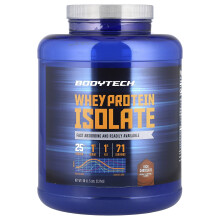 BodyTech, Proteine de lapte izolate, Rich Chocolate, 5 lbs (2.27 kg)