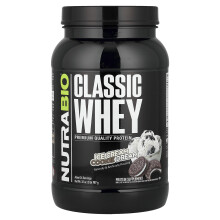 NutraBio, Klassiek Wij Protein, Ijscream Cookie Dream, 2 pond (907 g)