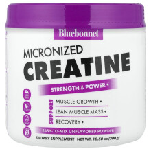 Micronizat Creatină în Pudră, Neîndulcită, 10,58 oz (300 g)