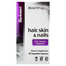 Bluebonnet Nutrition, Beautiful Ally, Hår, Hud & Nægler, 90 Vegetabel Capsuler