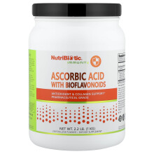 NutriBiotic, Ανοσία, Acid Ascorbic με Bioflavonoids, 2.2 lb (1 kg)