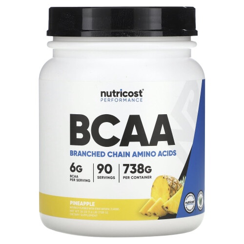 Nutricost, Performance, BCAA, Piña