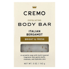 Cremo, Mydło do Ciała z Wymuszaniem, Italian Bergamot, 5 oz (142 g)