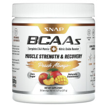 Snap Supplements, BCAAs, Mango și Păstăi, 9,77 oz (277 g)