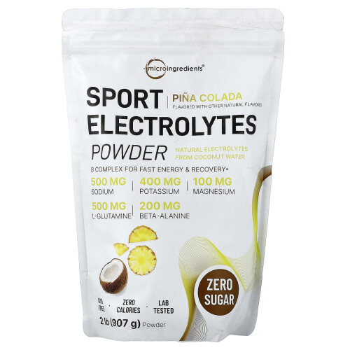 Micro Ingredients, Sport Electrolytes Powder, Πίνα Κολάντα, 2 lbs (907 g)