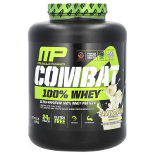 MusclePharm, Combat 100% Whey, Bananamelk, 5 lb (2,25 kg)