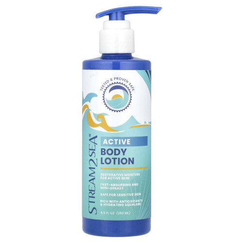 Stream2Sea, Ενεργό Σώμα Κρέμα, 8.5 fl oz (250 ml)