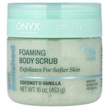 Onyx Professional, Coconut Bliss, Foamende Suiker Scrub, Coconenoot & Vanille, 16 oz (453 g)