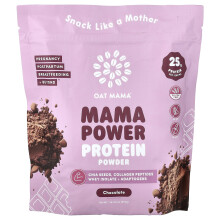 Oat Mama, Mama Power Eiwitpoeder, Chocolate, 1 pond 3.6 oz (555 g)