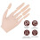 Flexible Rubber Practice Hand for Acrylic Nails Nail Art Training 3