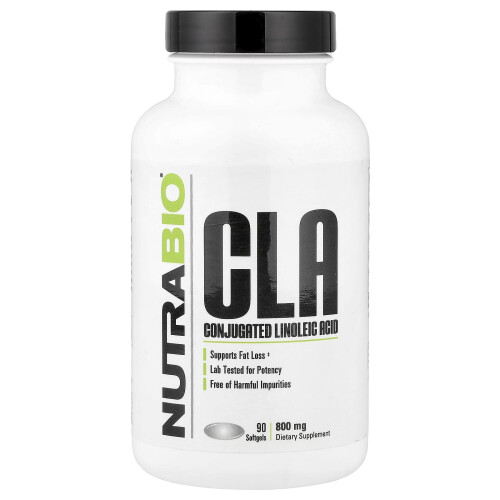NutraBio, CLA, 800 mg, 90 Softgels