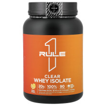 Rule One Proteins, Clear Isolate, Peach Mango, 1,52 lb (689 g)