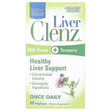 BodyGold, Clenz de Fígado, 60 VegCaps