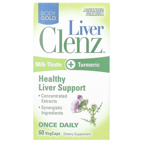 BodyGold, Leber Clenz, 60 VegCaps