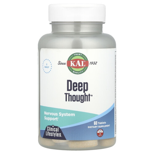 KAL, Deep Thought, Clareza Mental, 60 Comprimidos