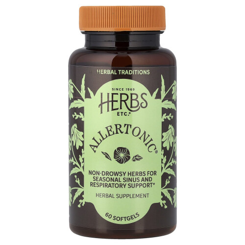 Herbs Etc., Allertonic, 60 Softgels