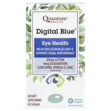 Quantum Health, Digital Blue, Silmän Terveys, 60 Pehmolevytabletteja