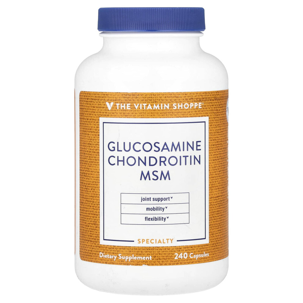 The Vitamin Shoppe , Glucosamine Chondroitin Msm, 240 Capsules