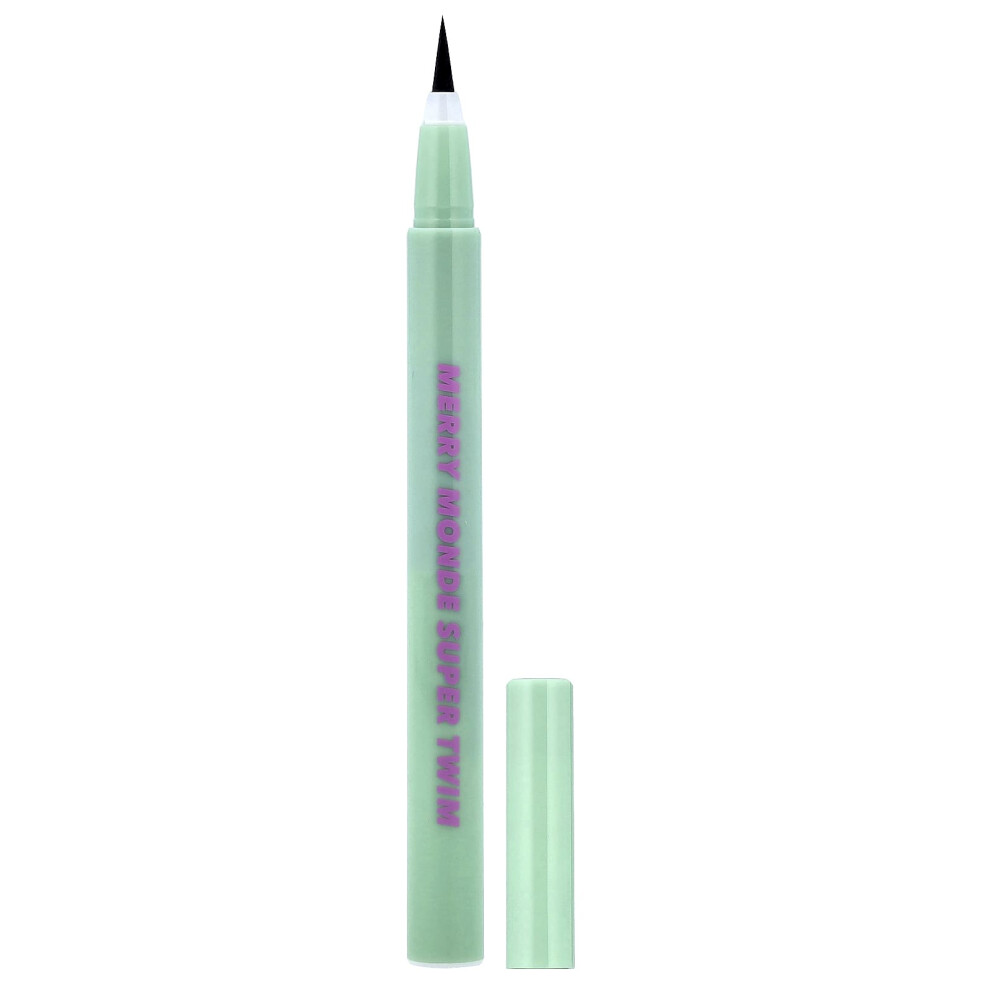 Merrymonde, Penna Eyeliner Super Twim, 01 Nero Vivido, 0.02 fl oz (0.5 ml)
