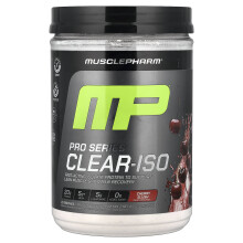 MusclePharm, Pro Series Clear-ISO, Eiwitpoeder Drink Mix, Cherry Slush, 1,14 lbs (520 g)