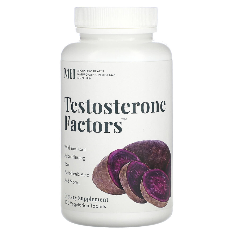 Michael's Naturopathic Michael's Health, Testosterone Factors, 120 Vegetarian Tablets
