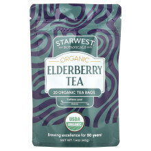 Starwest Botanicals, Orginele Elderberrietee, 20 Thee zakjes, 1.4 oz (40 g)