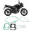 7PCS Motorcycle Engine Gasket Kit for 150cc Models, Heat Resistant, Precise Fit 15