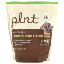 Plnt, Organic Plant Protein, Chocolate, 2,65 lbs (1,200 g)