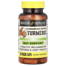 Mason Natural, Turmeric, Geïntrafeerd Extract, 60 Vetcaps