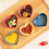 Hariumiu Kitchen Heart-shaped Dessert Dish - Compact, Drop-Resistant, Stackable, Multi-purpose and Easy to Clean 6