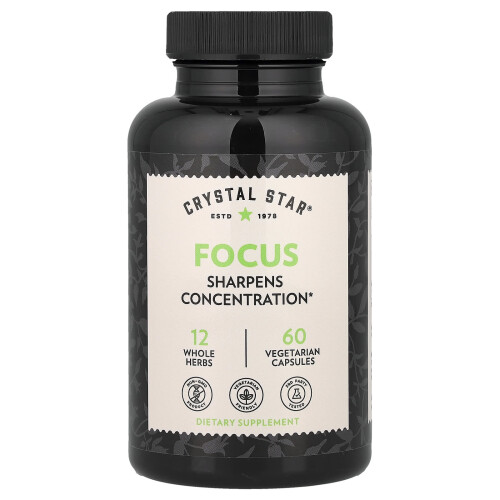 Crystal Star, Focus, 60 wegetariańskich kapsułek