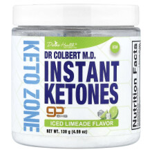 Divine Health, Dr. Colbert M.D., Keto Zon, Instant Ketoner, Iced Limeade , 4,59 oz (130 g)