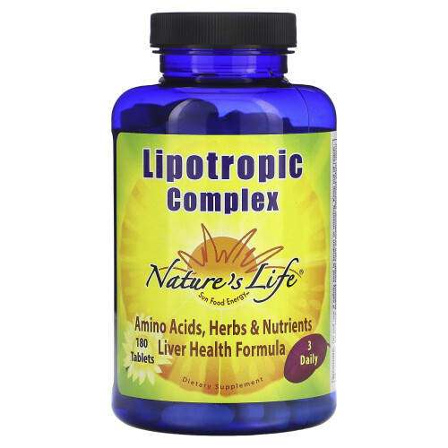 Nature's Life, Lipotrope Complex, 180 Tabletten