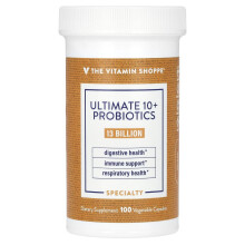 The Vitamin Shoppe, Άπταιστο 10+ Προβιοτικά, 13 Δισεκατομμύρια CFU, 100 Βάφλες