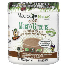 Macrolife Naturals, Macro Coco Greens, Supraaliment cu Supraaliment pentru Copii, 7,1 oz (202 g)