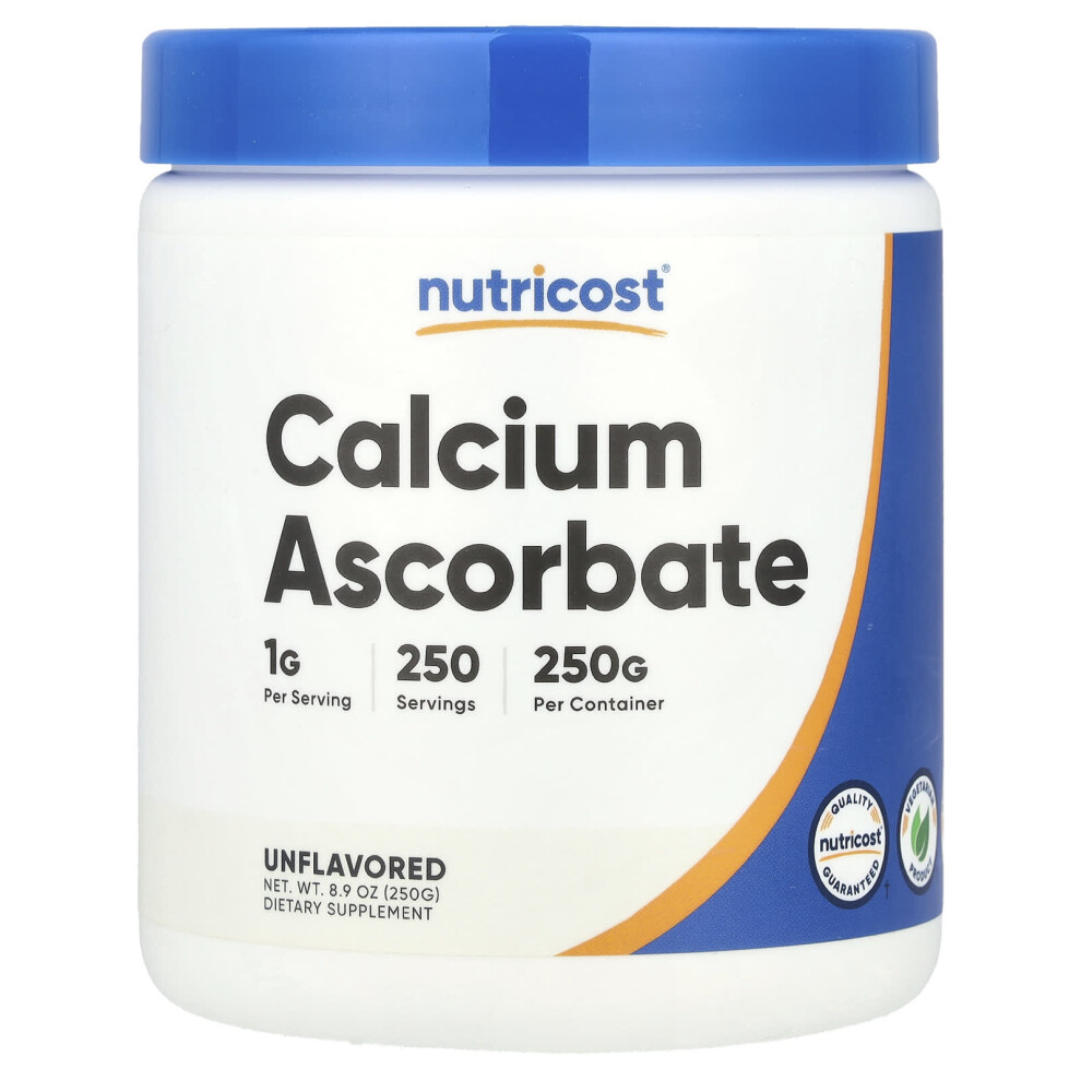 Nutricost , Calcium Ascorbate, Unflavored, 8.9 Oz (250 G)