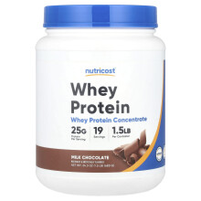 Nutricost, Whey Protein Concentrate, Chokolademælk, 1,5 lb (680 g)