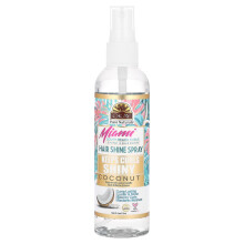 Okay Pure Naturals, Cabelos da Praia Sul de Miami, Revestimento de Brilho, Spray de Brilho de Cabelos, Coco, 4 oz (118 ml)