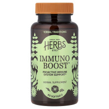 Herbs Etc., ImmunoBoost, 60 Zachte Capsules